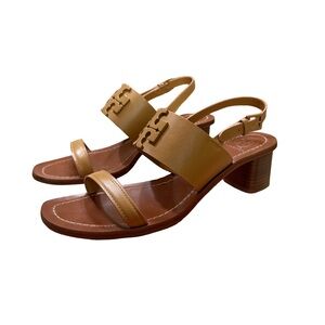 MINT: Tory Burch Tan Leather Sandals